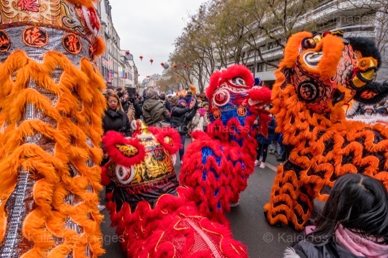 Belleville;Chinese New Year;France;Kaleidos;Kaleidos images;La parole à l'image;Lunar New Year;Paris;Paris 19;Paris XIX;Tarek Charara;Lions;Lion dance; Dance