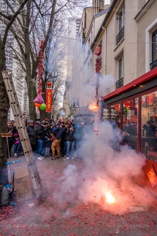 Chinese New Year;Firecrackers;Kaleidos;Kaleidos images;La parole à l'image;Paris;Paris XIII