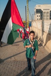Kaleidos-images;La-parole-Ã -limage;Palestinans;Palestinian-Refugees;Palestinians;Refugees;Scouts;Tarek-Charara;Flags