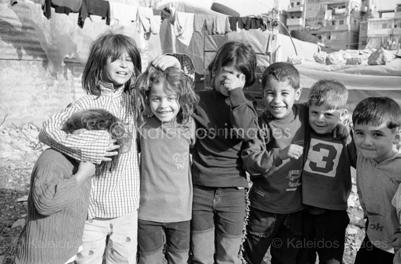 Bidonvilles;Camps de refugiés;Chatila;Enfants;Kaleidos images;Palestiniens;Réfugiés palestiniens;Shatila;Tarek Charara