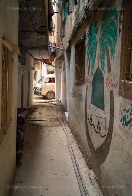 Architecture;Fresco;Frescoes;Fresque murale;Kaleidos images;Murals;Refugee camps;Shatila;Tarek Charara;UNRWA