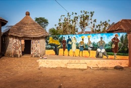Africa;Architecture;Benin;Doors;Entrances;Frescos;Kilir;Kaleidos;Kaleidos-images;La-parole-à-limage;Royal-Palace-of-Djougou;Tarek-Charara