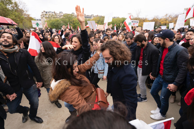 Anti-Corruption;Demonstration;Kaleidos;Kaleidos images;Lebanon;Paris;Secular state;Tarek Charara