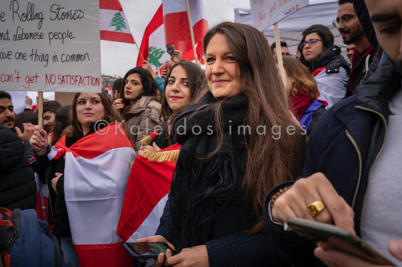 Anti-Corruption;Demonstration;Kaleidos;Kaleidos images;Lebanon;Paris;Secular state;Tarek Charara