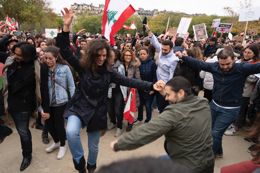 Anti-Corruption;Etat-laïque;Kaleidos;Kaleidos-images;Liban;Manifestation;Paris;Tarek-Charara