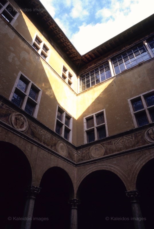 Architecture;Bernardo Rossellino;Italie;Italy;Kaleidos;Kaleidos images;La parole à l'image;Palais Piccolomini;Palazzo Pontifico;Philippe Guery;Toscane;Tuscany