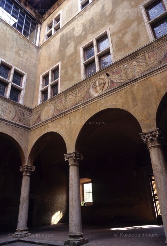Architecture;Bernardo Rossellino;Italie;Italy;Kaleidos;Kaleidos images;La parole à l'image;Palais Piccolomini;Palazzo Pontifico;Philippe Guery;Toscane;Tuscany