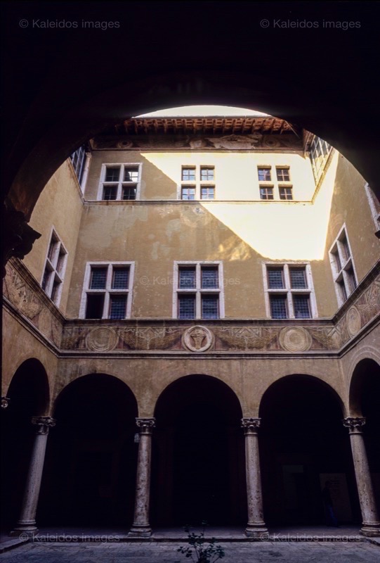 Architecture;Bernardo Rossellino;Italie;Italy;Kaleidos;Kaleidos images;La parole à l'image;Palais Piccolomini;Palazzo Pontifico;Philippe Guery;Toscane;Tuscany