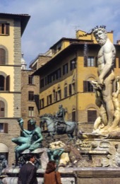 Baccio-Bandinelli;Bartolomeo-Ammannati;Florence;Fontaines;Fountains;Italie;Italy;Kaleidos;Kaleidos-images;La-parole-à-limage;Neptune;Patrimoine-Mondial;Patrimoine-de-lHumanité;Philippe-Guery;Sculptures;Toscane;Tuscany;UNESCO;World-Heritage