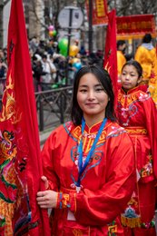 13th-arrondissement;-Balloons;-Chinatown;-Chinese-characters;-Chinese-culture;-Chinese-New-Year;-Flag;-Flag-bearer;-France;-Golden-dragon;-Kaleidos;-Kaleidos-images;-La-parole-à-limage;-Lunar-New-Year;-Parade;-Paris;-Participants;-Red-costumes;-Stories-Pictures;-Tarek-Charara;-Traditional-festival;-Water-Rabbit;-Year-of-the-Rabbit;-Young-woman