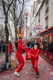 13th-arrondissement;-Chinatown;-Chinese-culture;-Chinese-New-Year;-Dancing;-Demons;-Firecrackers;-France;-Happiness;-Kaleidos;-Kaleidos-images;-La-parole-à-limage;-Ladder;-Lanterns;-Lunar-New-Year;-Mask;-New-Year-firecrackers;-Paris;-Participants;-Peace;-Red-jumpsuits;-Red-paper;-Smoke;-Stories-Pictures;-String-of-firecrackers;-Tarek-Charara;-Tradition;-Traditional-festival;-Tree;-Water-Rabbit;-Year-of-the-Rabbit